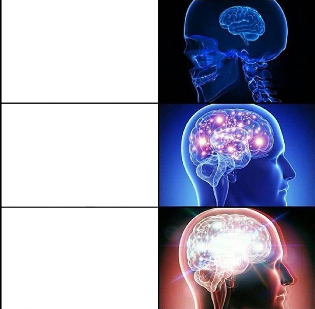 1000 IQ meme template