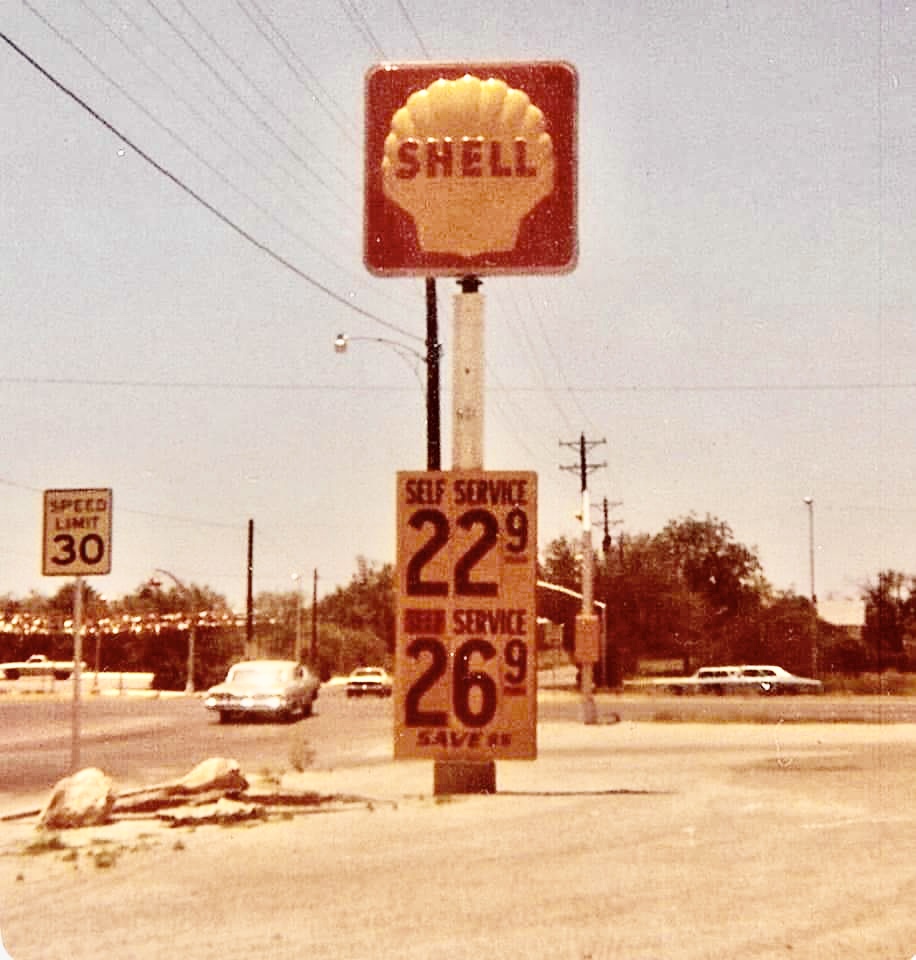 1972 Gas Prices meme template