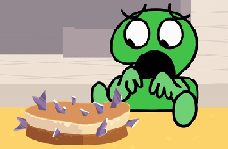 2's ruined cheesecake meme template