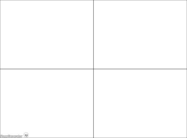 4 panel comic meme template