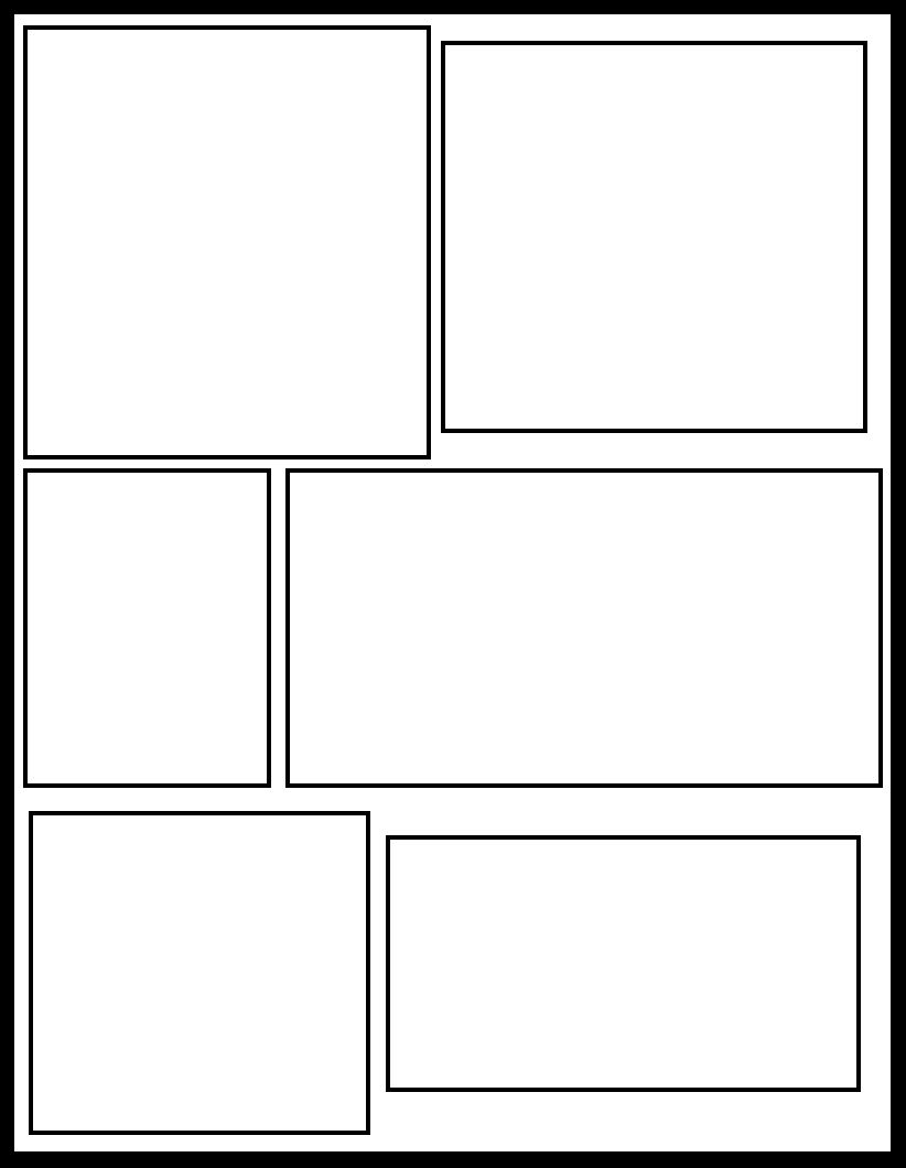 6 Panel Rage Comic meme template