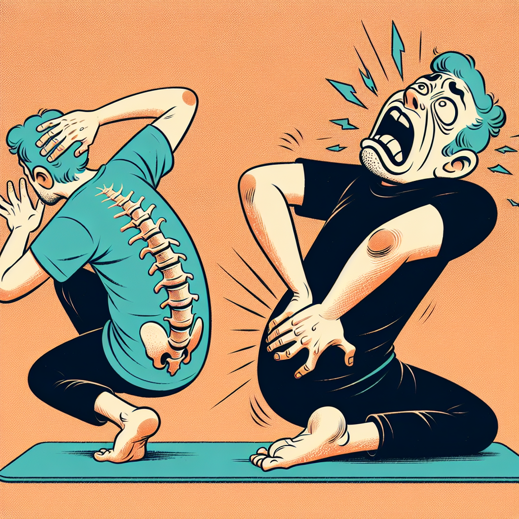 Plantilla de meme A meme of someone doing yoga and trying to putting your back out