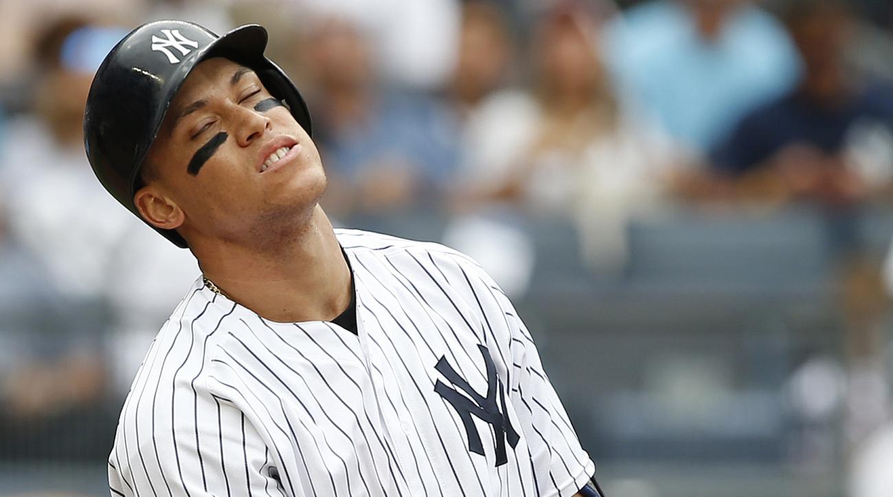 Plantilla de meme Aaron Judge Strikeout