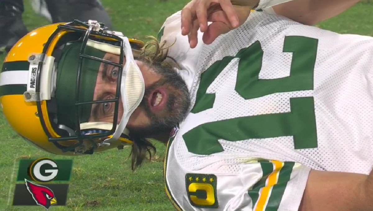 Plantilla de meme Aaron Rodgers shocked