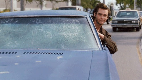 Template meme Ace Ventura iced window 