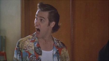Template meme Ace Ventura Pet Detective Yelling