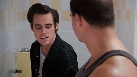 Plantilla de meme ace ventura urinal