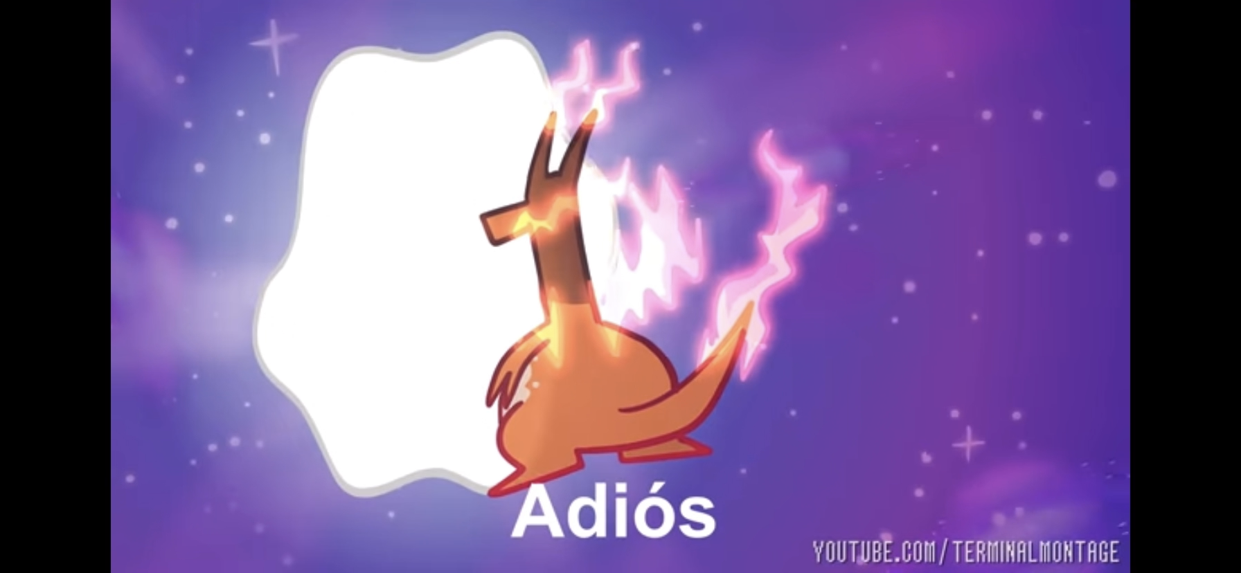 Template meme Adiós Giganamax Charizard