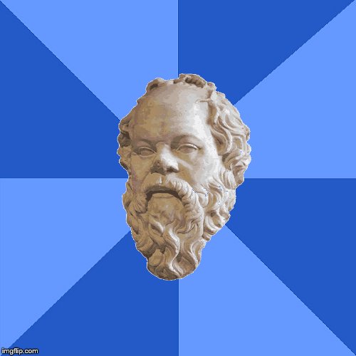Plantilla de meme Advice Socrates