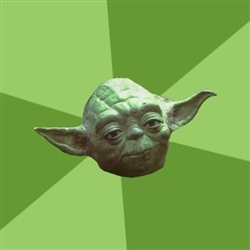Plantilla de meme Advice Yoda