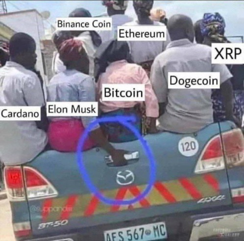 Plantilla de meme african pickup truck