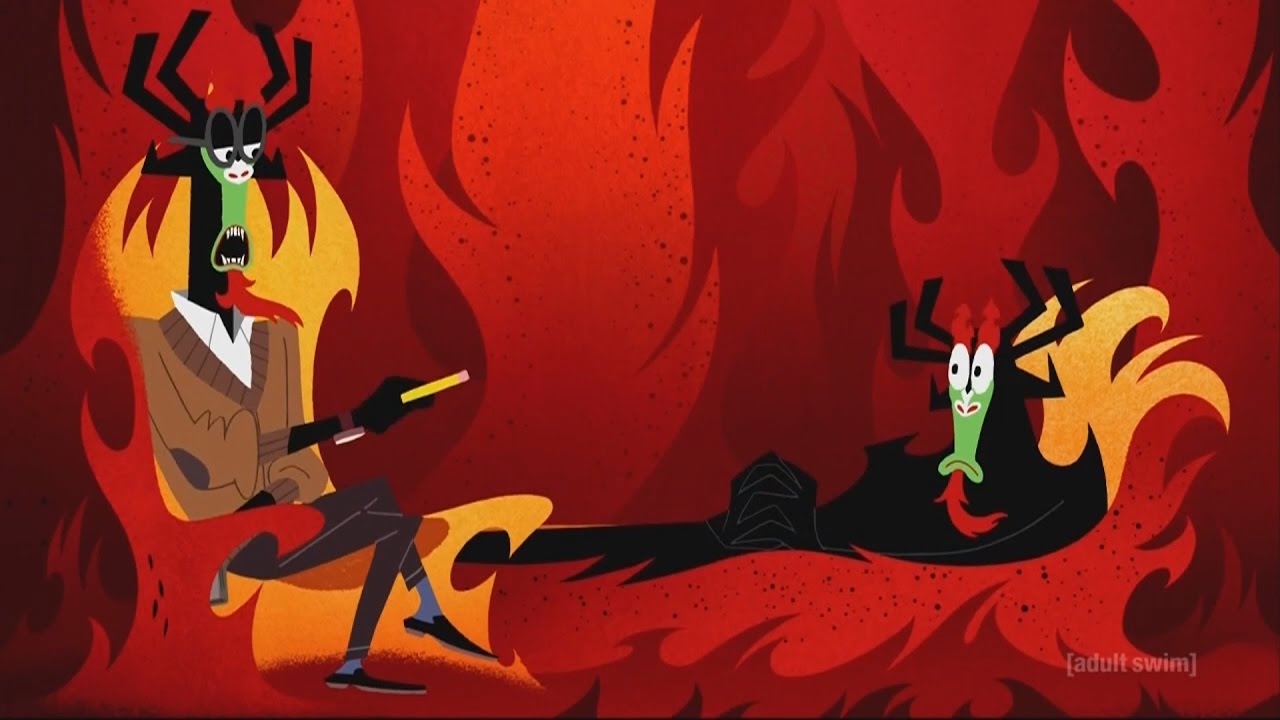 Plantilla de meme Aku Samurai Jack psychiatrist