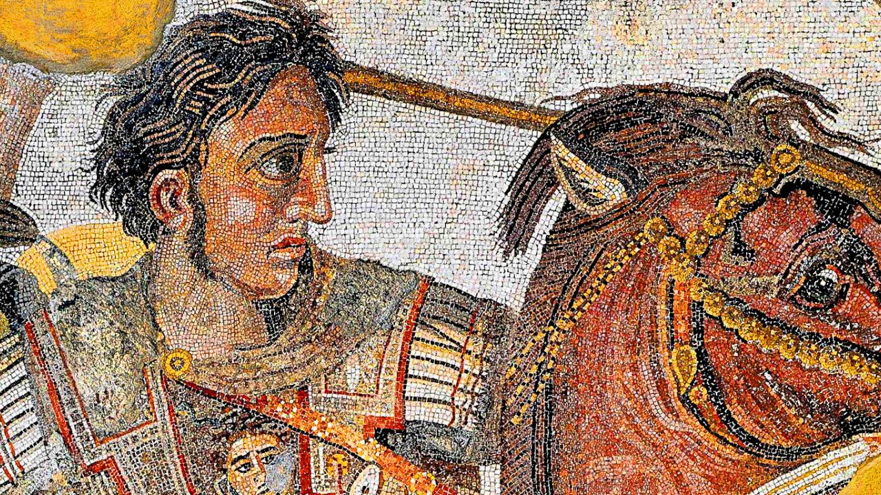 Template meme Alexander the Great - mosaic