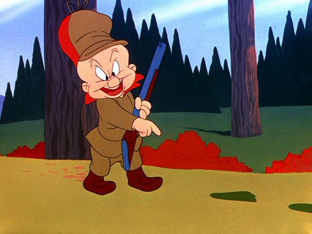 Template meme Alla Caccia Elmer Fudd