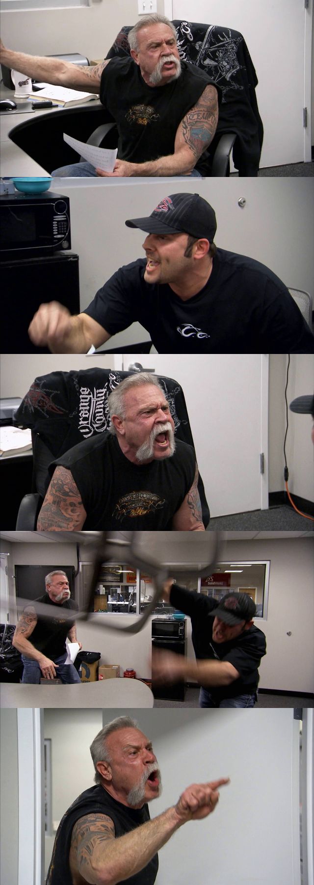 Template meme American Chopper Argument