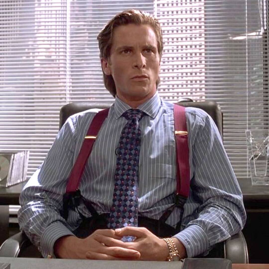 American Psycho - Sigma Male Desk meme template