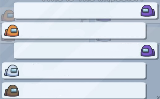 Plantilla de meme among us chat