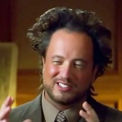 Plantilla de meme Ancient Aliens Guy blank meme