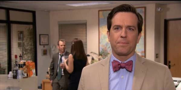 Template meme Andy Bernard Good Old Days