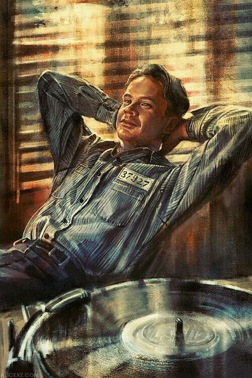 Plantilla de meme andy dufresne