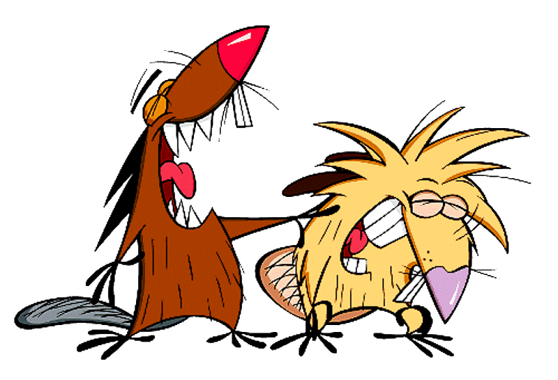 Plantilla de meme angry beavers