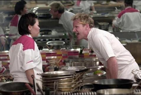 Plantilla de meme Angry Chef Gordon Ramsay