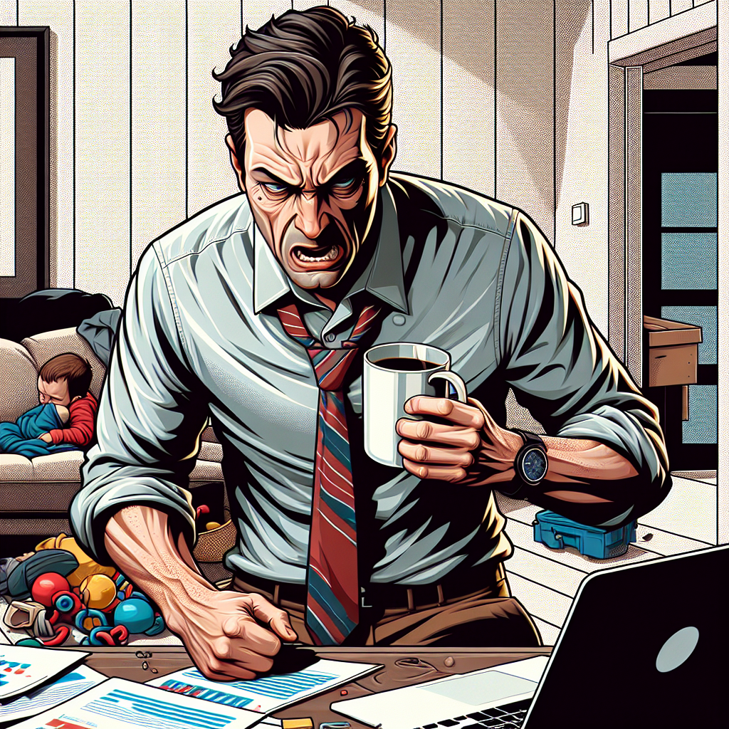 Template meme angry dad that need to return to work office