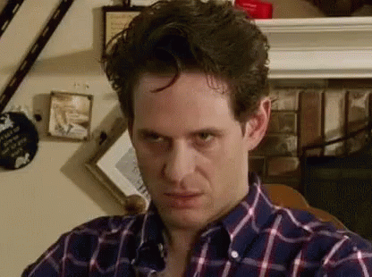 Template meme Angry Dennis Reynolds