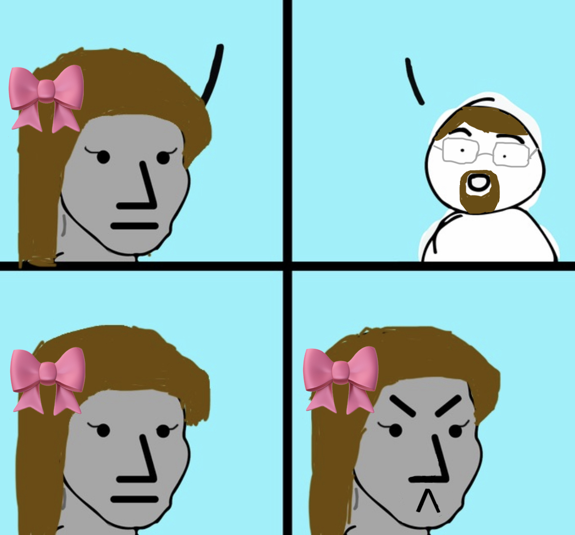 Plantilla de meme Angry Face