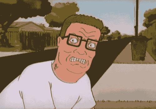 Template meme Angry Hank Hill
