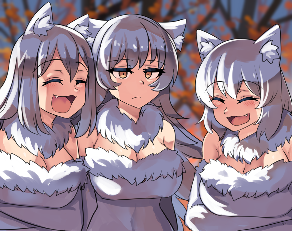 Plantilla de meme Anime laughing wolf meme