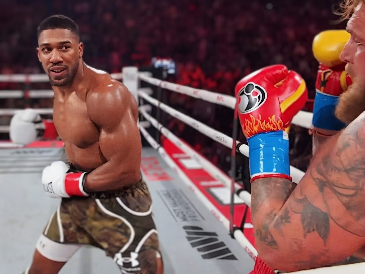 Template meme Anthony Joshua