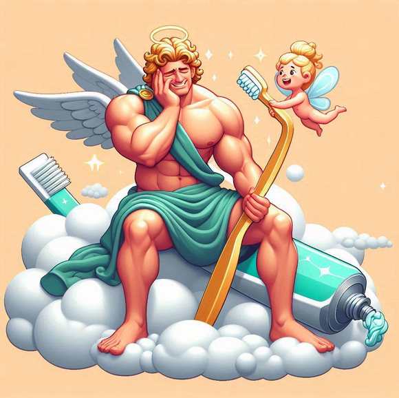 Plantilla de meme Apollo god toothache