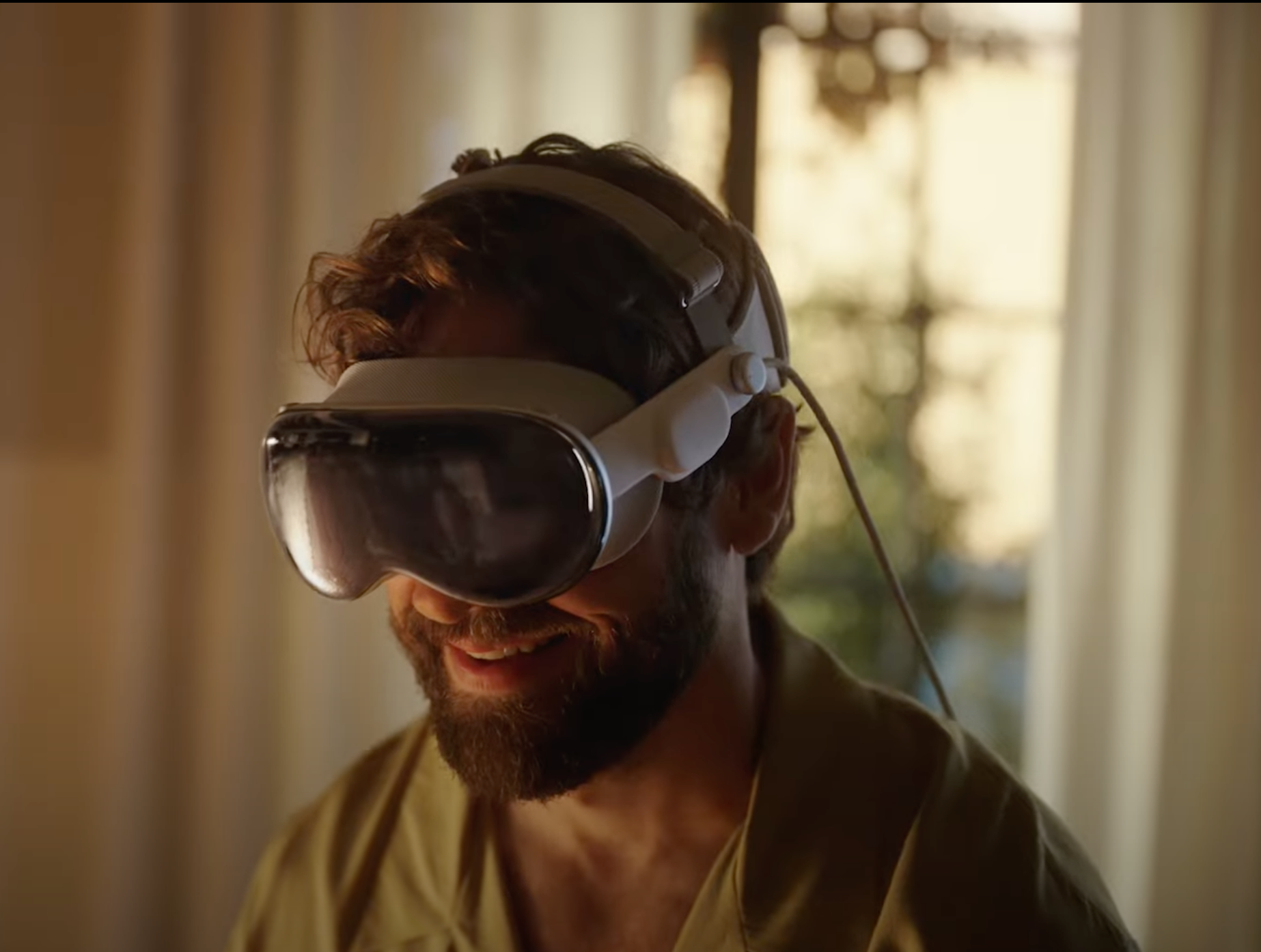 Plantilla de meme Apple Headset Guy