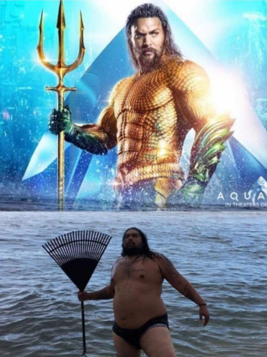 Template meme Aquaman Social Media Reality