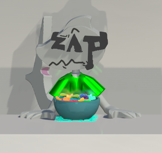 Plantilla de meme Are these gummy worms? (don't ask why the render is so crisp)