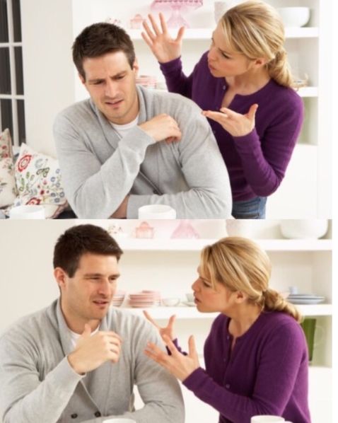 Plantilla de meme Arguing Couple Reverse (soc)
