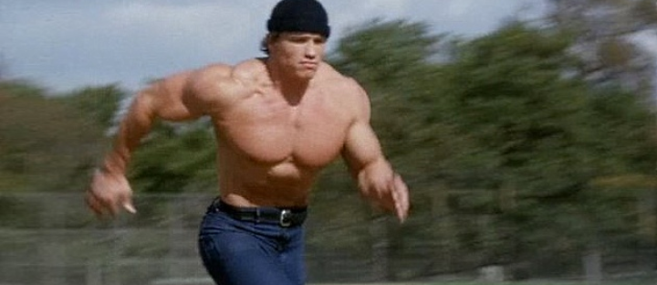 Plantilla de meme Arnold schwarzenegger running