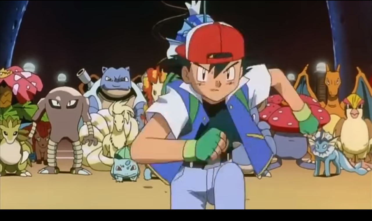 Template meme Ash and Pokemons