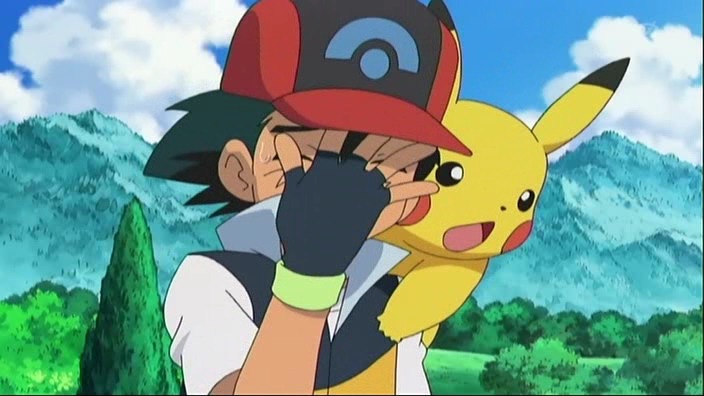 Plantilla de meme Ash Ketchum Facepalm