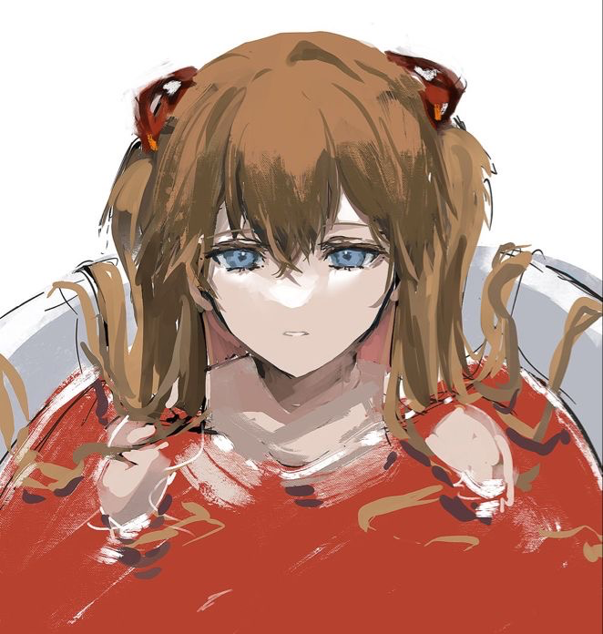 Plantilla de meme Asuka Langley Evangelion
