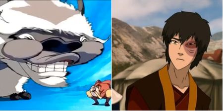 Plantilla de meme Avatar appa and zuko