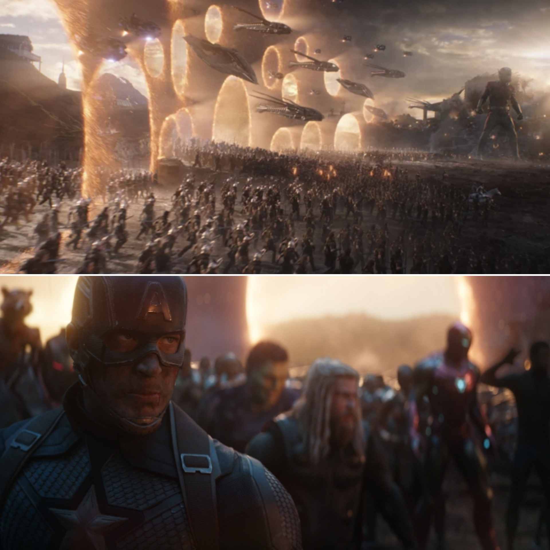 Plantilla de meme Avengers endgame portals