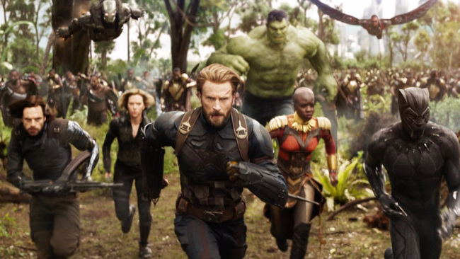 Plantilla de meme Avengers Infinity War Running