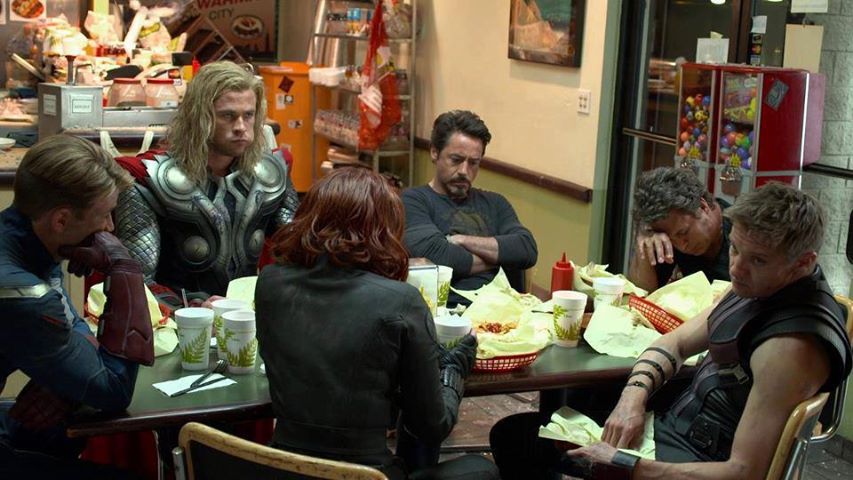 Plantilla de meme Avengers shawarma
