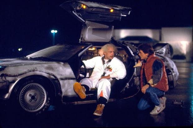 Back to the future meme template
