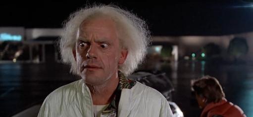 Back to the future Doc meme template