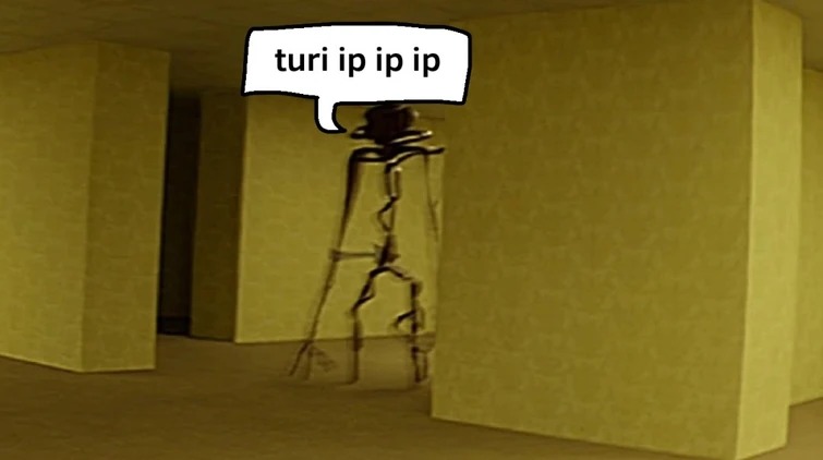 Plantilla de meme Backrooms turp ip ip
