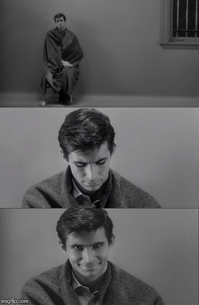 Plantilla de meme Bad Limerick Norman Bates