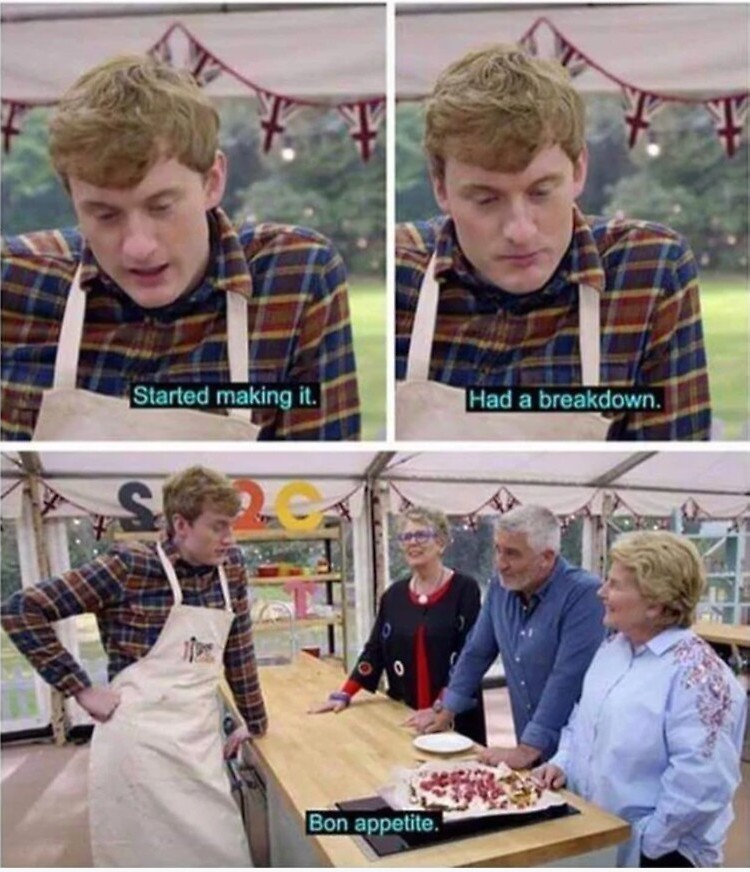 Plantilla de meme Baking show Meme